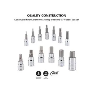 MIXPOWER Juego de 13 puntas hexagonales S2 kit de_2