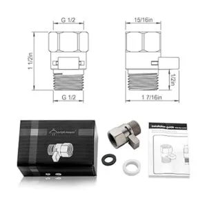BRIGHT SHOWERS Válvula de control de flujo de agua_7