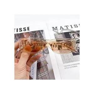 Paquete de 6 lentes de sol rectangulares irregulares retro_4