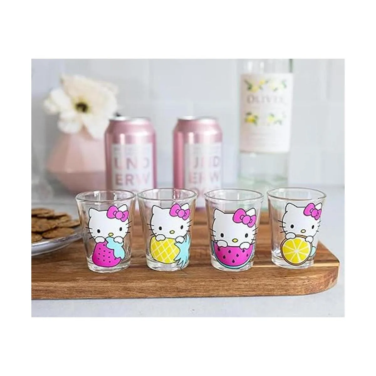 Silver Buffalo Hello Kitty Fruit Juego de 4_2