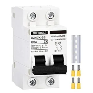 Disyuntores en miniatura de 60 amperios 12 V400 V CA CC_1