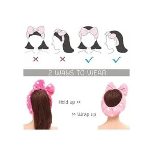 Lindas diademas de maquillaje para lavado de cara ducha_7