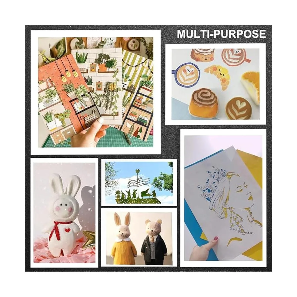 DIYSELF Juego de cuchillos de manualidades de 16 piezas_7