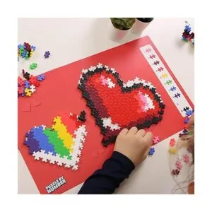 PLUS PLUS Rompecabezas por número Corazones de 250_3