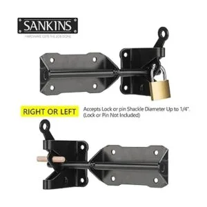 SANKINS Pestillo de puerta automático resistente para_4