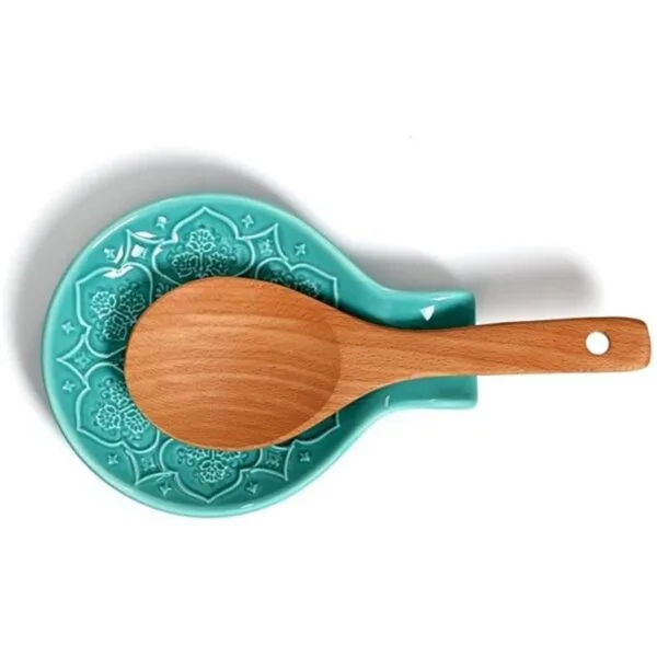 Soporte de cuchara de cerámica para encimera de cocina y_3