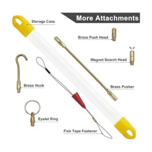 Boeray Kit de cinta de pescar de fibra de vidrio de 11_2