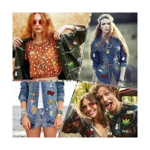 48 piezas de parches bordados hippie vintage al azar_7