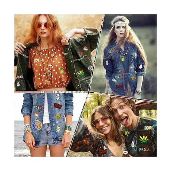 48 piezas de parches bordados hippie vintage al azar_7