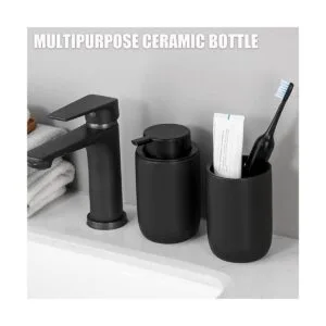 Dispensador de jabón de manos para baño Decro botellas_5