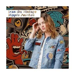 48 piezas de parches bordados hippie vintage al azar_3