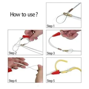 Boeray Kit de cinta de pescar de fibra de vidrio de 11_6