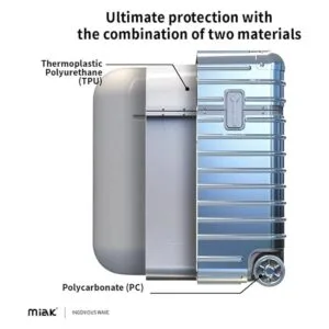 miak Funda para AirPods con llavero para Apple AirPods de_4