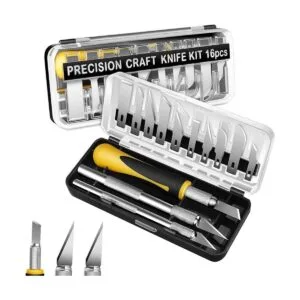DIYSELF Juego de cuchillos de manualidades de 16 piezas_1