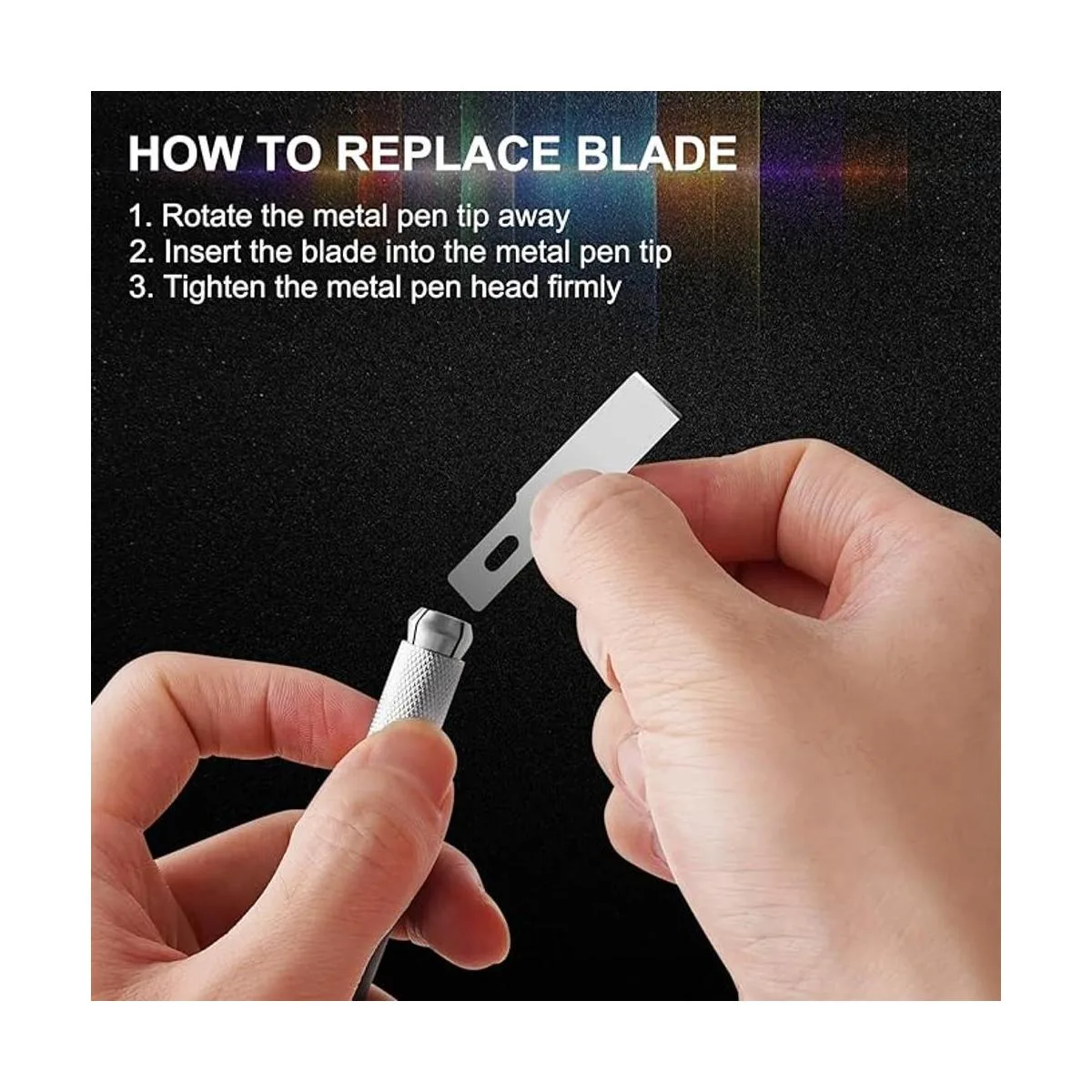 DIYSELF Juego de cuchillos de manualidades de 16 piezas_2