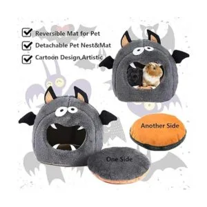 CooShou Cobayas Escondites para cama de animales pequeños_3