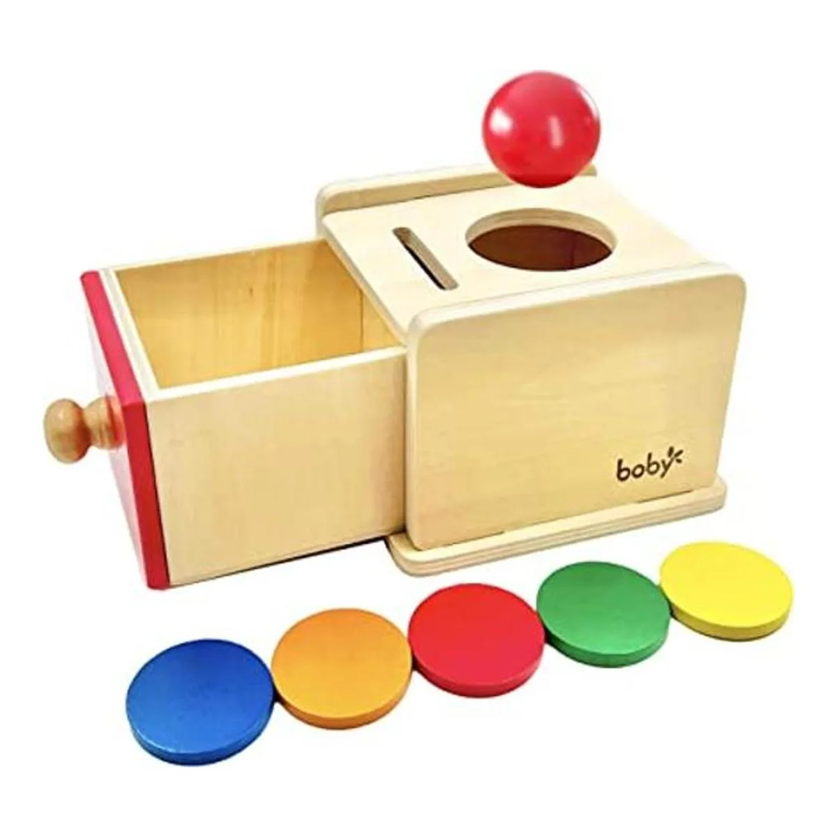 Dailyfunn Montessori Toys CoinBall Caja de caída 2 en 1_1