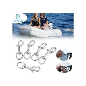 Dreld Juego de 5 ganchos de acero inoxidable para barra_3