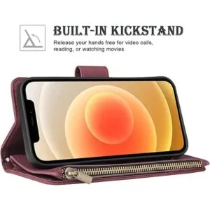 RANYOK Funda tipo cartera compatible con iPhone 13 Pro_4