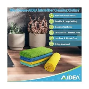 AIDEA Paños de limpieza de microfibra multiuso más_4