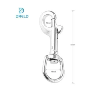 Dreld Juego de 5 ganchos de acero inoxidable para barra_6