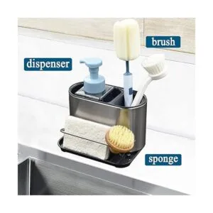 Soporte de esponja para fregadero de acero inoxidable para_2