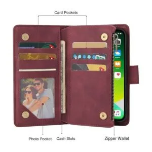 RANYOK Funda tipo cartera compatible con iPhone 13 Pro_3