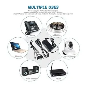 ABLEGRID Cargador compatible con Swann Lorex QSee cámara_2