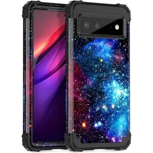Miqala Funda compatible con Google Pixel 6 brillante en_1