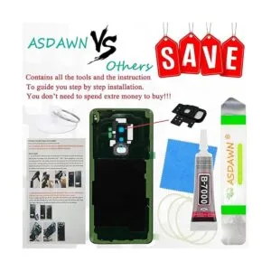 Cubierta de vidrio trasera para Galaxy S9 con lente de_2