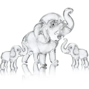 Juego de 3 figuras coleccionables de elefante para madre y_1