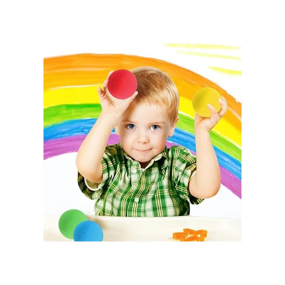 ArtCreativity Bolas de espuma suave paquete de 12 bolas_4