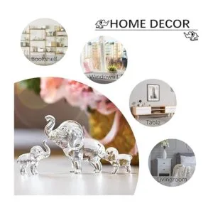 Juego de 3 figuras coleccionables de elefante para madre y_6