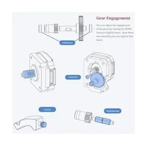 Kit de extrusora BMG para impresora 3D mecanismo de_4