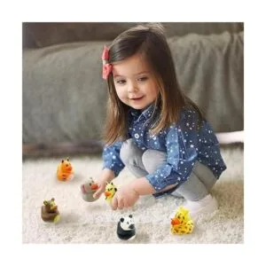 ArtCreativity Duckies de goma de animales del zoológico_5