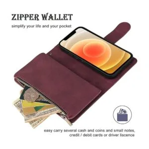 RANYOK Funda tipo cartera compatible con iPhone 13 Pro_5