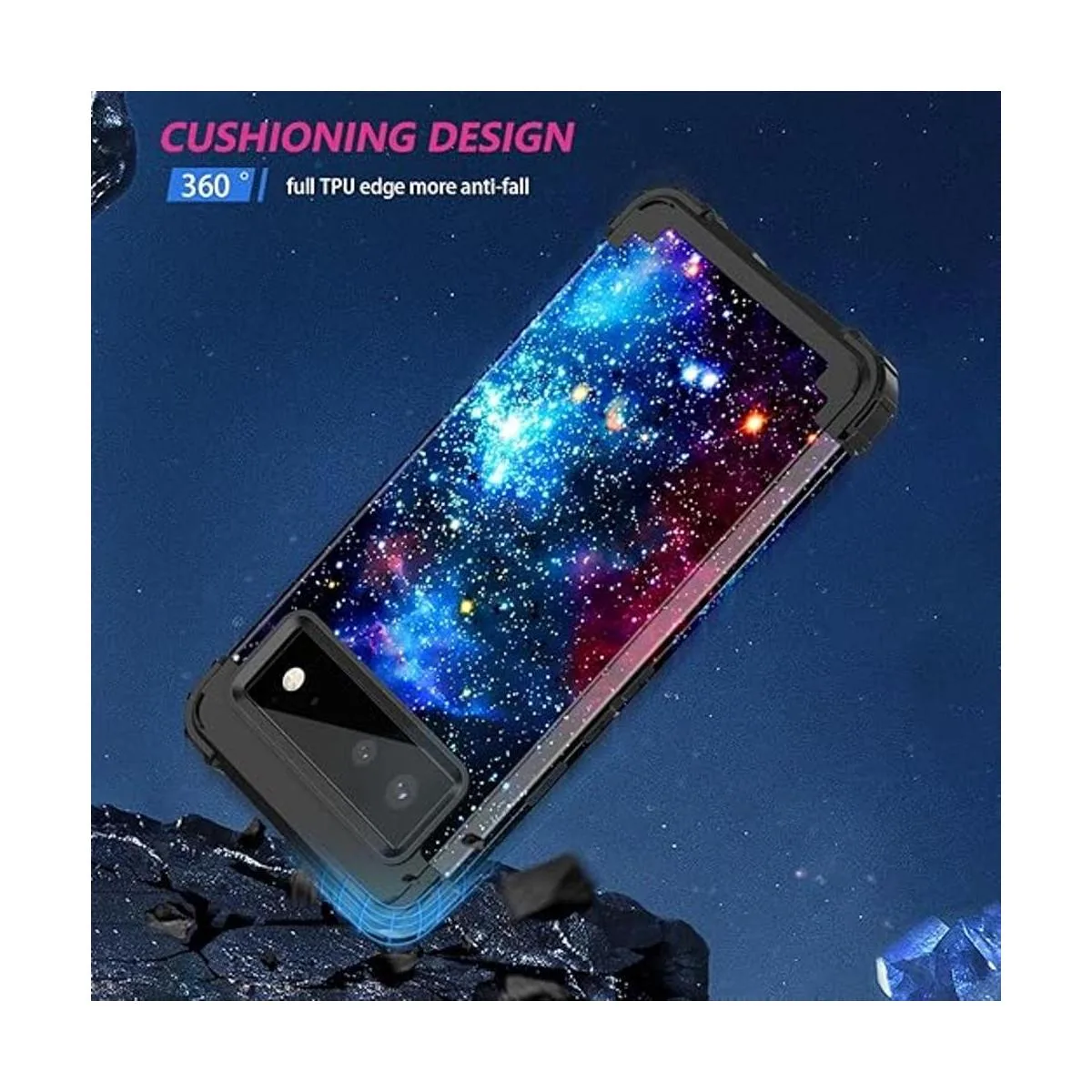 Miqala Funda compatible con Google Pixel 6 brillante en_5