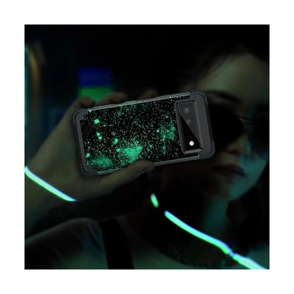 Miqala Funda compatible con Google Pixel 6 brillante en_4