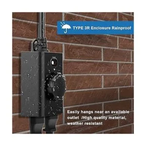 New One Enchufe de temporizador con sensor de luz para_2