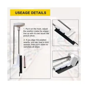 Herramienta magnética de gancho de seguridad para pared_2