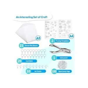 Mocoosy Kit de 148 hojas de plástico termorretráctil para_2