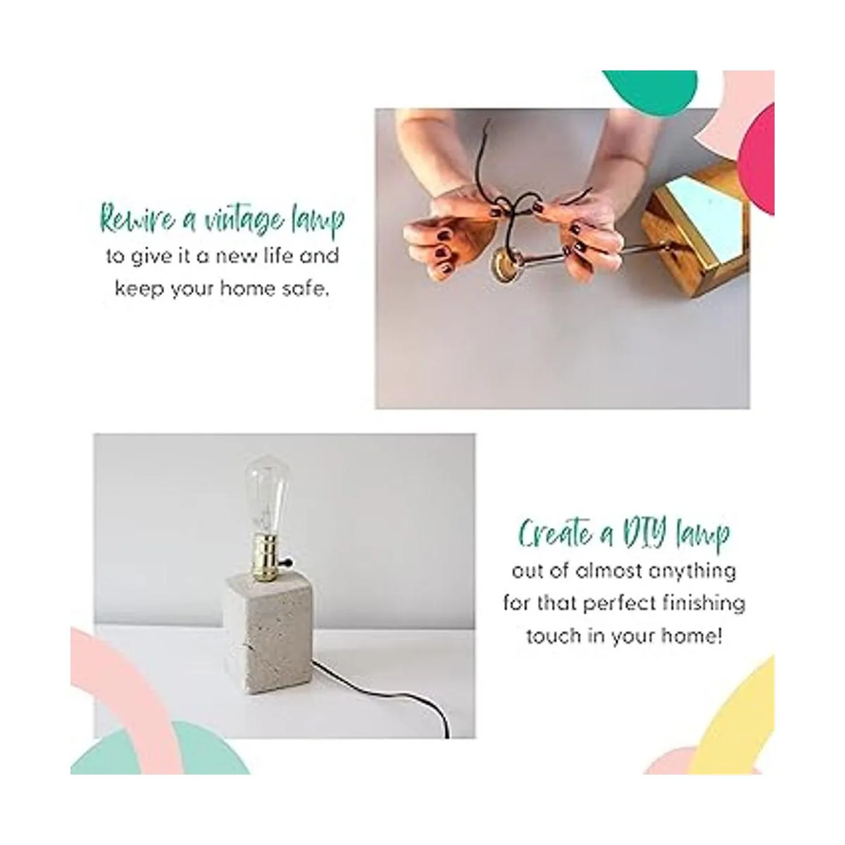 I Like That Lamp Cable de lámpara blanco de 12 pies cable_6