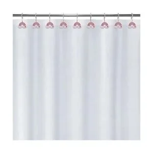 Decorative Rainbow Shower Curtain Hooks for Kids Bathroom_5