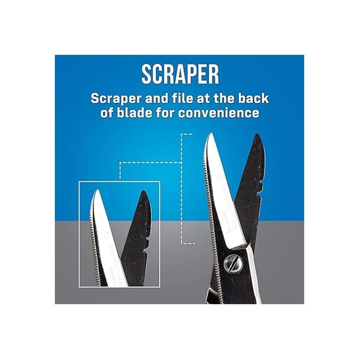 Jonard Tools Tijeras de electricista de acero inoxidable_5