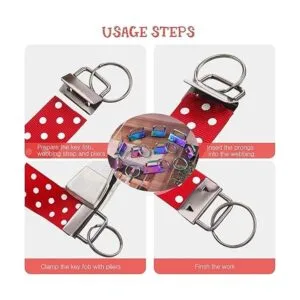 Juego de accesorios para llavero arcoíris de 34 pulgadas_4