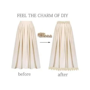 BEL AVENIR Ribete de trenza de 12 yardas Delicia French_4