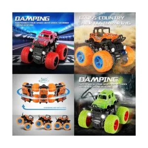 Monster Truck for Boys 3 4 5 6 7 Year Old4 Pack Push and_4