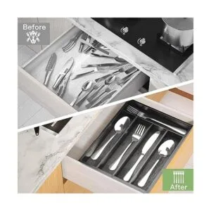 Organizador de cajones de utensilios de cocina bandeja de_6