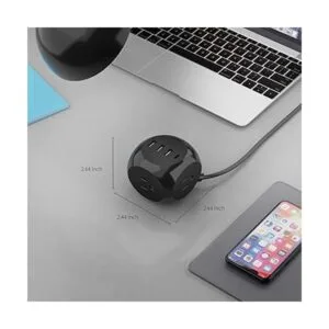 Ceptics Cube Tira de alimentación USB C tamaño compacto_4