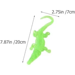 TOYANDONA Juguete elástico de cocodrilo 24 piezas de_2